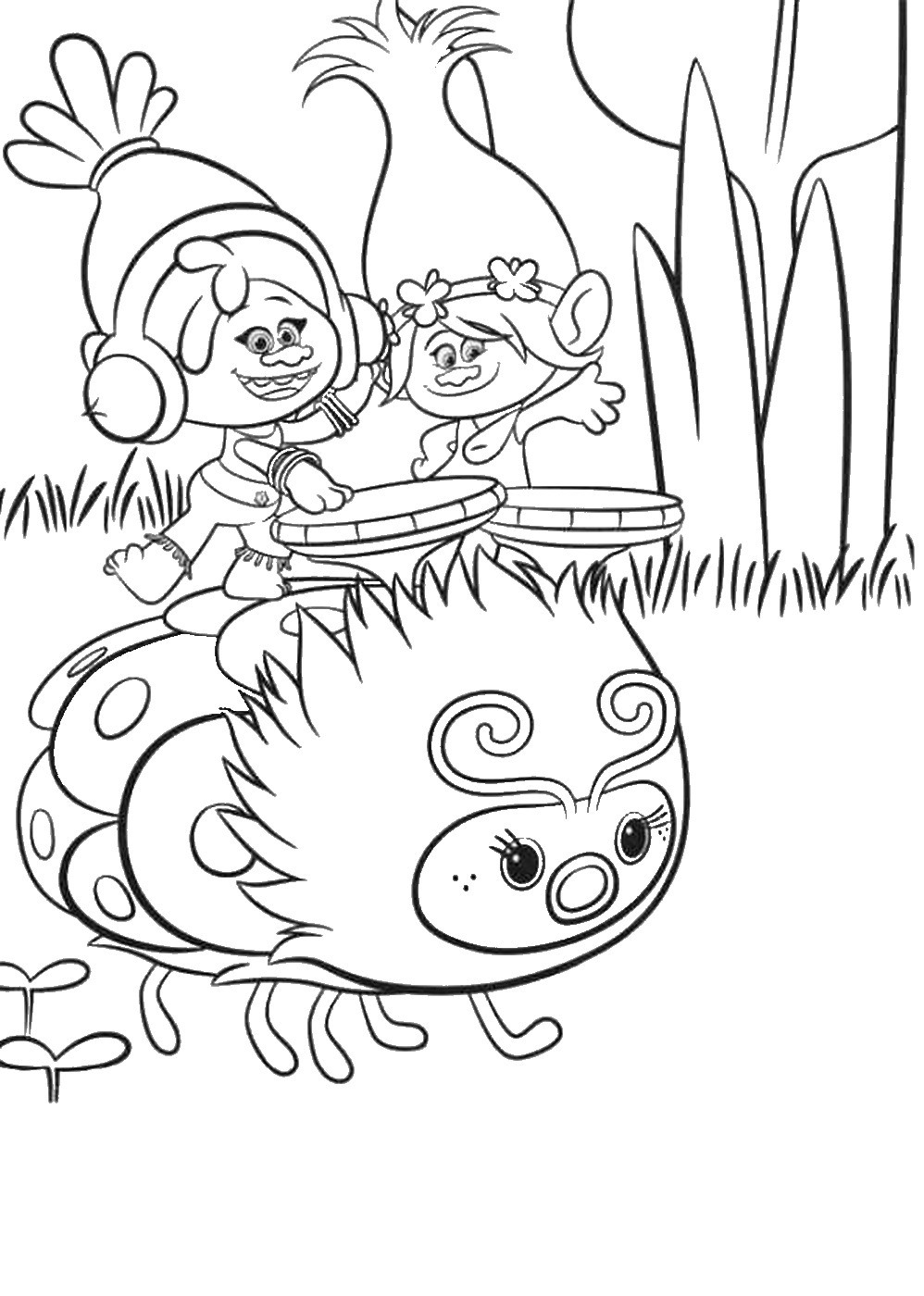 Coloring Pages Holiday Trolls Holiday Coloring Pages Bubakids