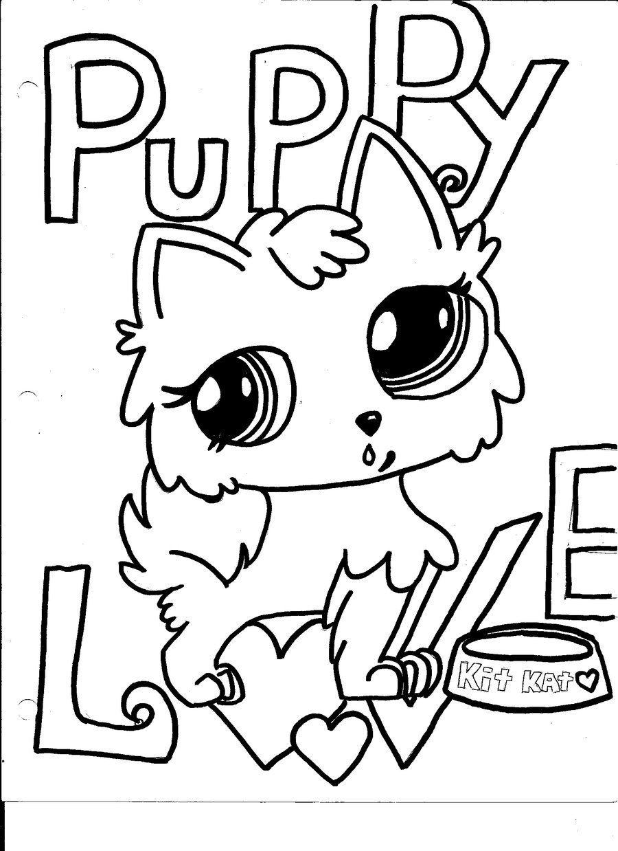 Coloring Pages Littlest Pet Shop Littlest Pet Shop Cat Coloring Pages At Getdrawings Free For