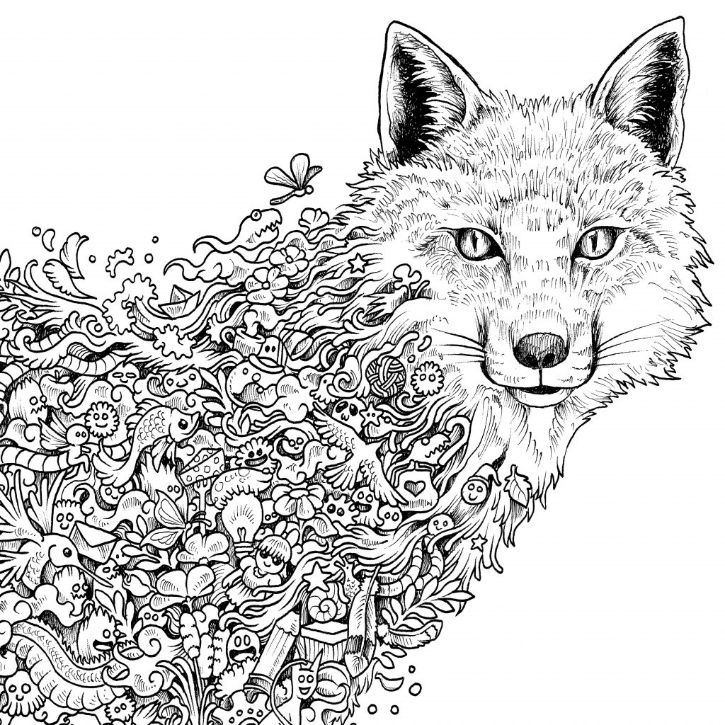 Coloring Pages Of A Wolf Coloring Book World Wolf Coloring Pages For Adults