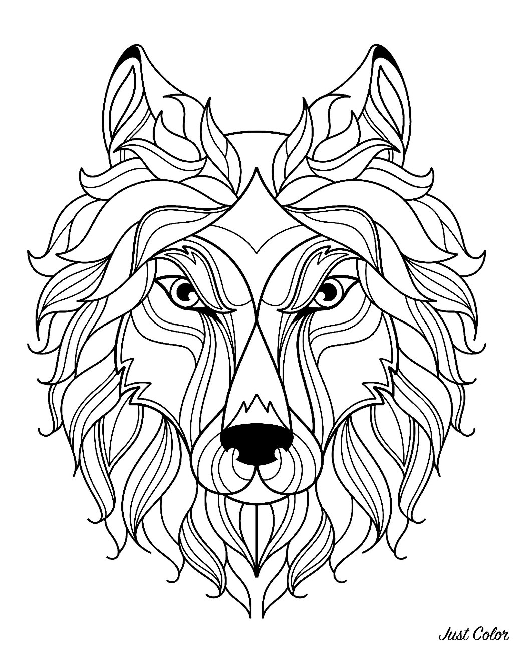 Coloring Pages Of A Wolf Wolf Free To Color For Kids Wolf Kids Coloring Pages