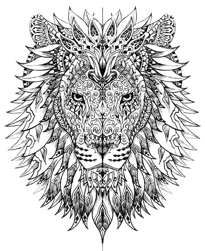Coloring Pages Of Animals Hard Adult Coloring Pages Animals Best Coloring Pages For Kids