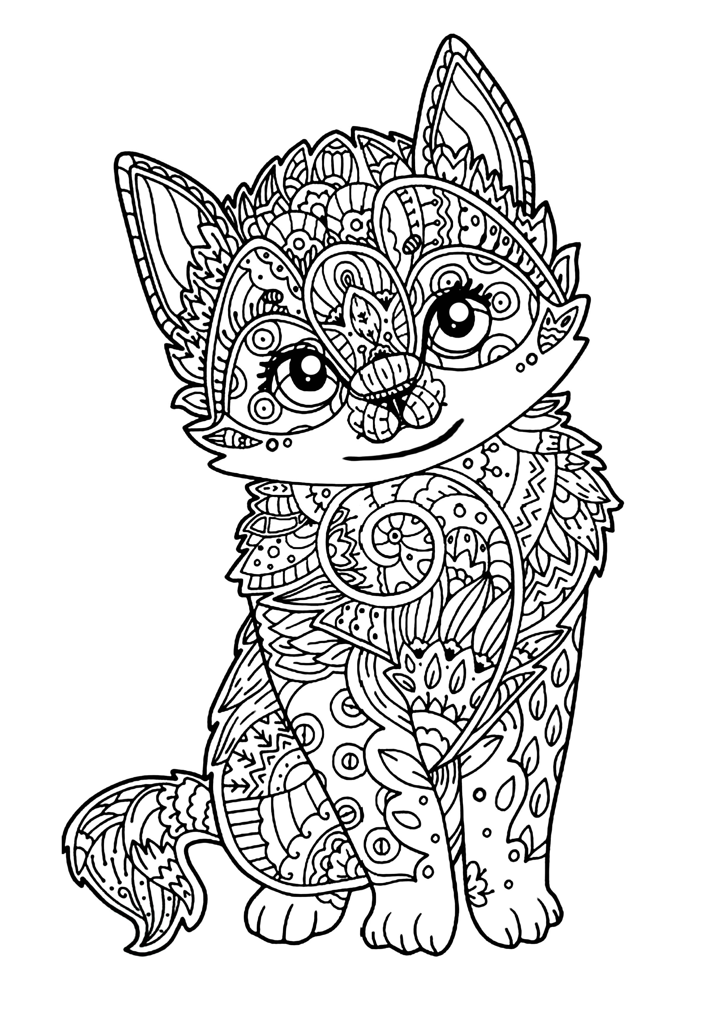 Coloring Pages Of Animals Hard Coloring Ideas Hard Animal Coloringes For Adults Getitright Mee