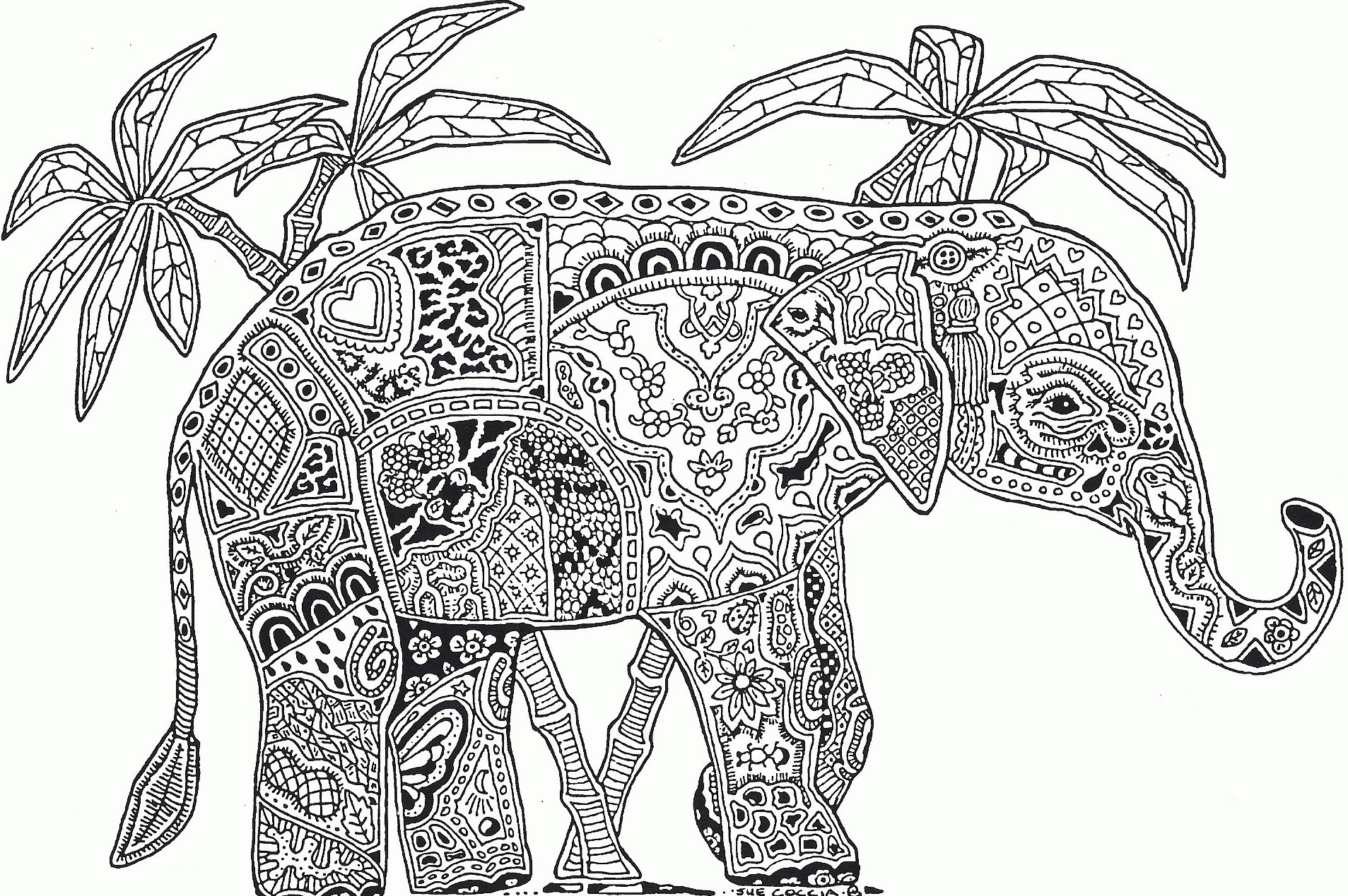 Coloring Pages Of Animals Hard Hard Coloring Pages Of Animals Coloring Home