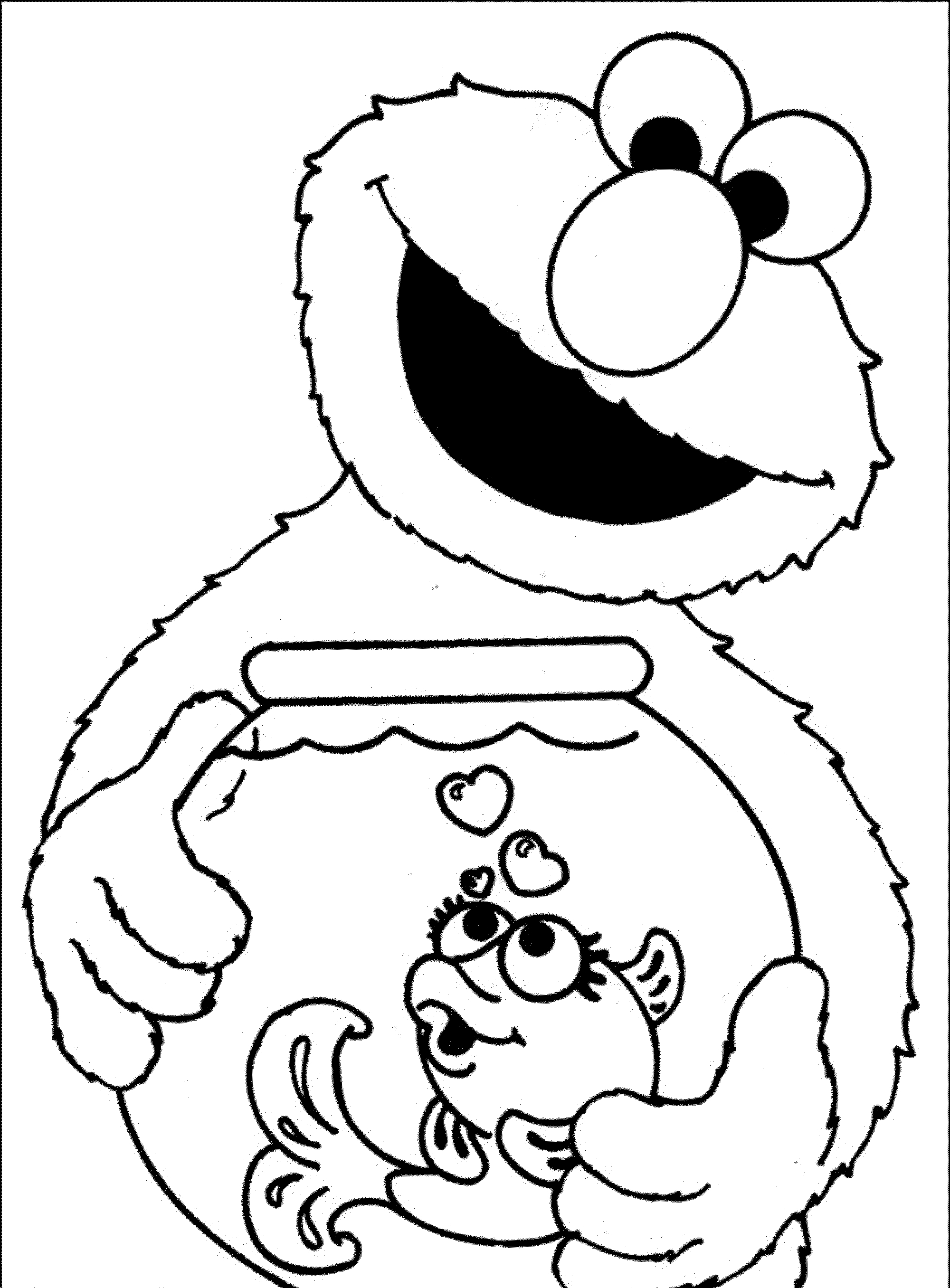 Coloring Pages Of Baby Elmo Elmo Coloring Pages For Childrens Home Activity Best Apps For Kids