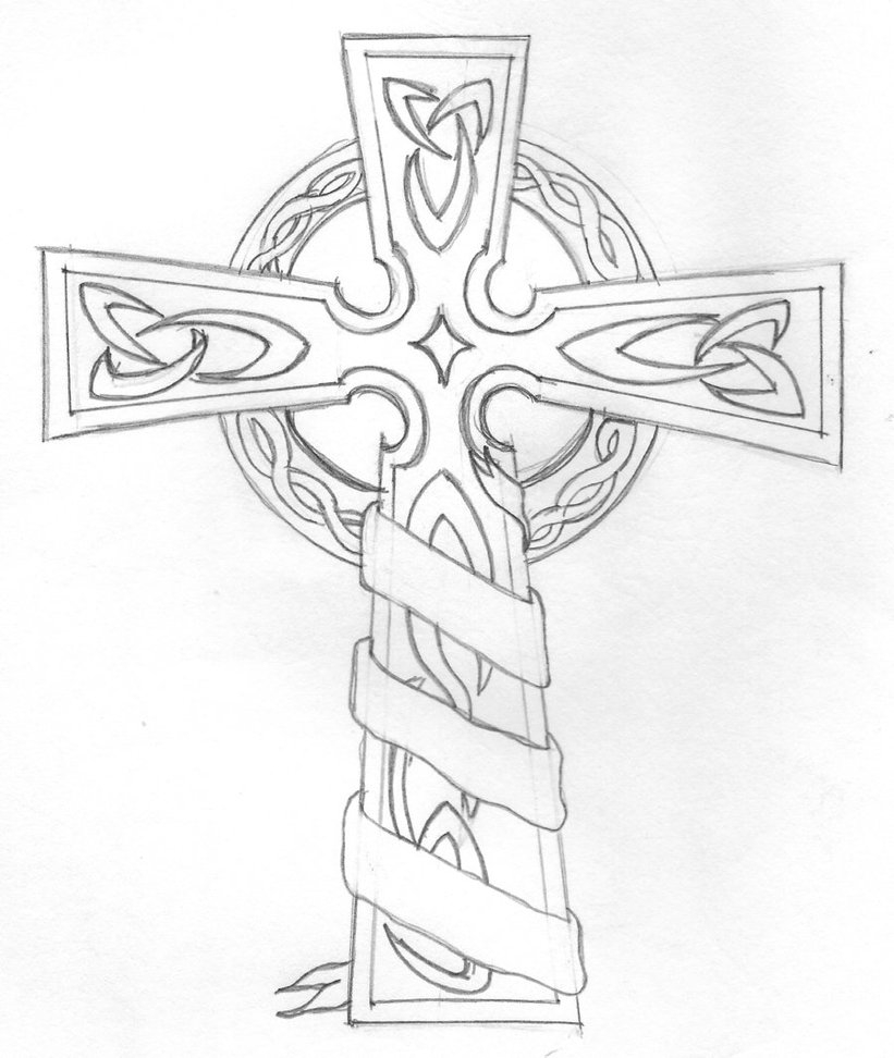Coloring Pages Of Crosses With Flowers 35 Cross Coloring Page Tribal Celtic Cross Coloring Pages Coloring