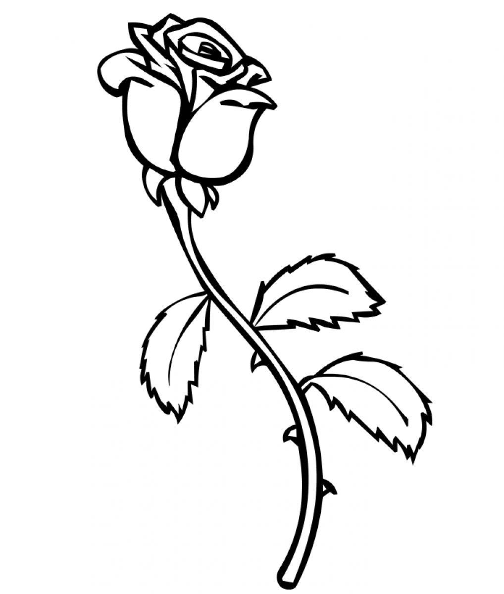 Coloring Pages Of Crosses With Flowers Coloring Pages For Kids Roses Printable Coloring Page For Kids