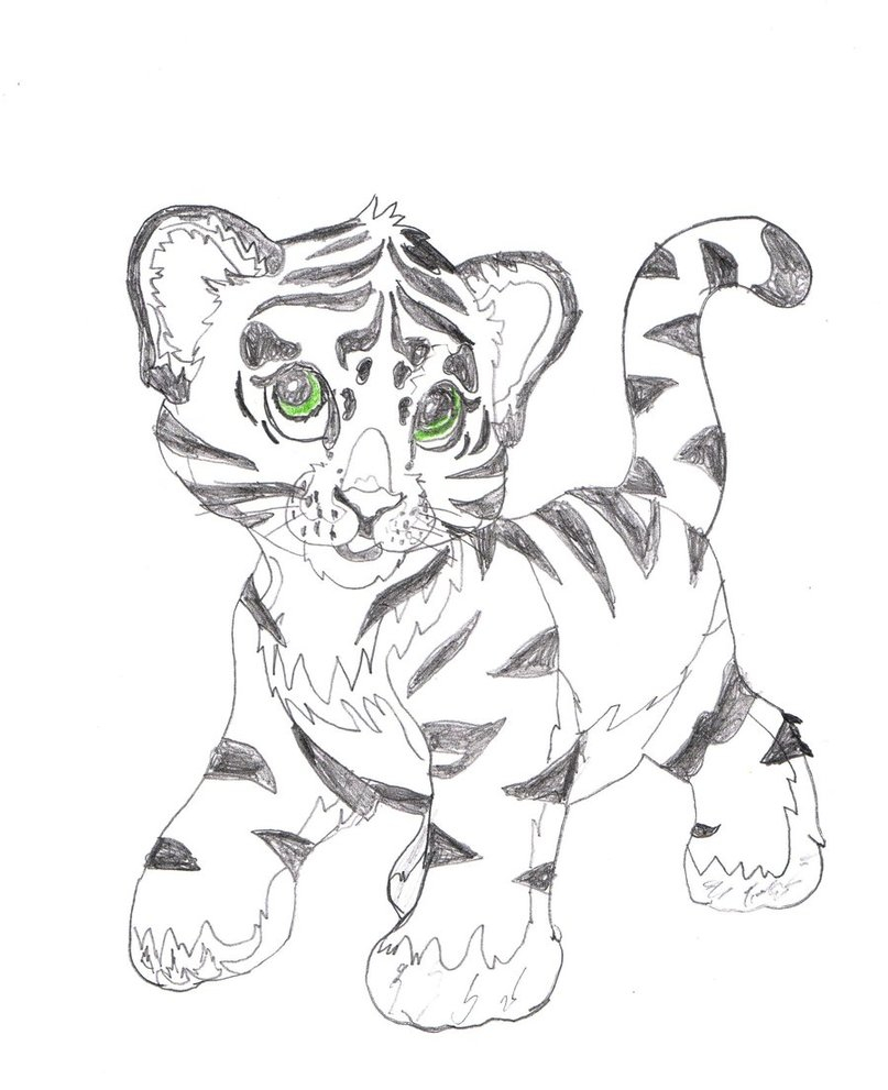 Coloring Pages Of Cute Tigers Lisa Frank Tiger Coloring Pages Printable 2801 Lisa Frank Tiger