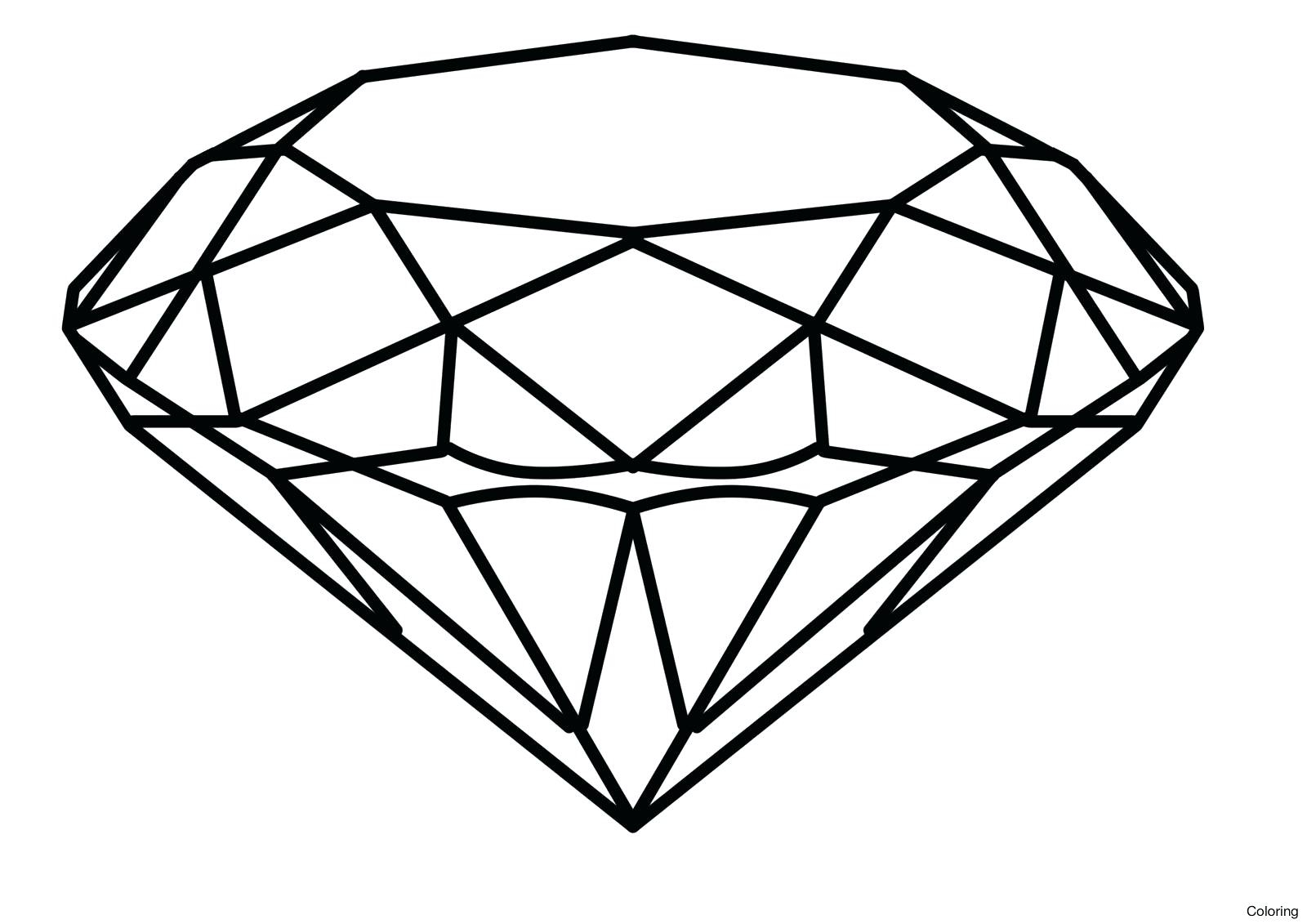 Coloring Pages Of Diamonds Minecraft Diamond Drawing At Paintingvalley Explore Collection