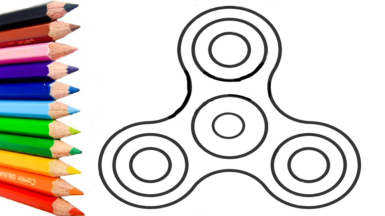 Coloring Pages Of Fidget Spinners Collection Of Fidget Spinner Clipart Free Download Best Fidget