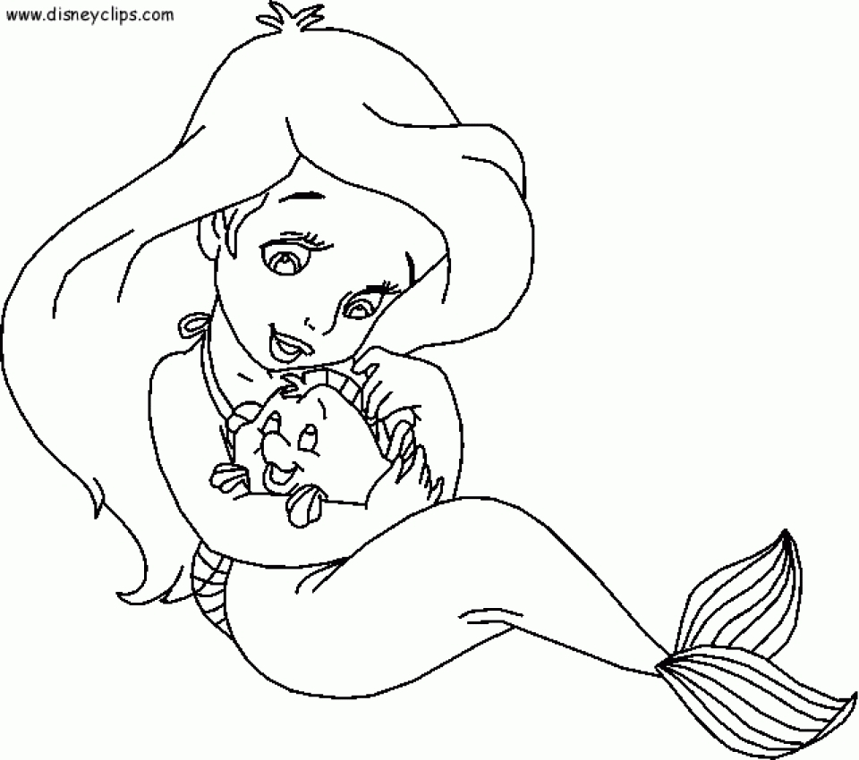 Coloring Pages Of Little Mermaid Coloring Coloring Page Fantastic Little Mermaid Free Belle Pages