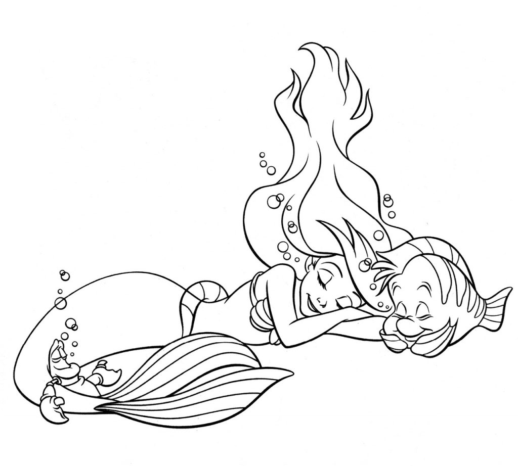 Coloring Pages Of Little Mermaid Coloring Ideas Free Printable Ariel Coloring Pages Little Mermaid