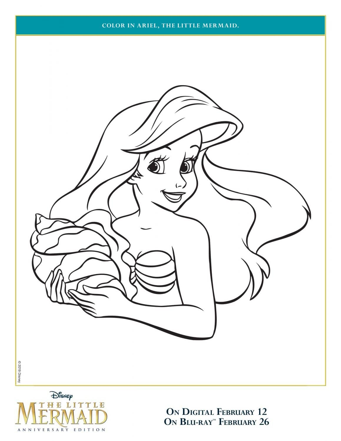 Coloring Pages Of Little Mermaid Coloring Ideas The Little Mermaid Coloring Pages Free To Print