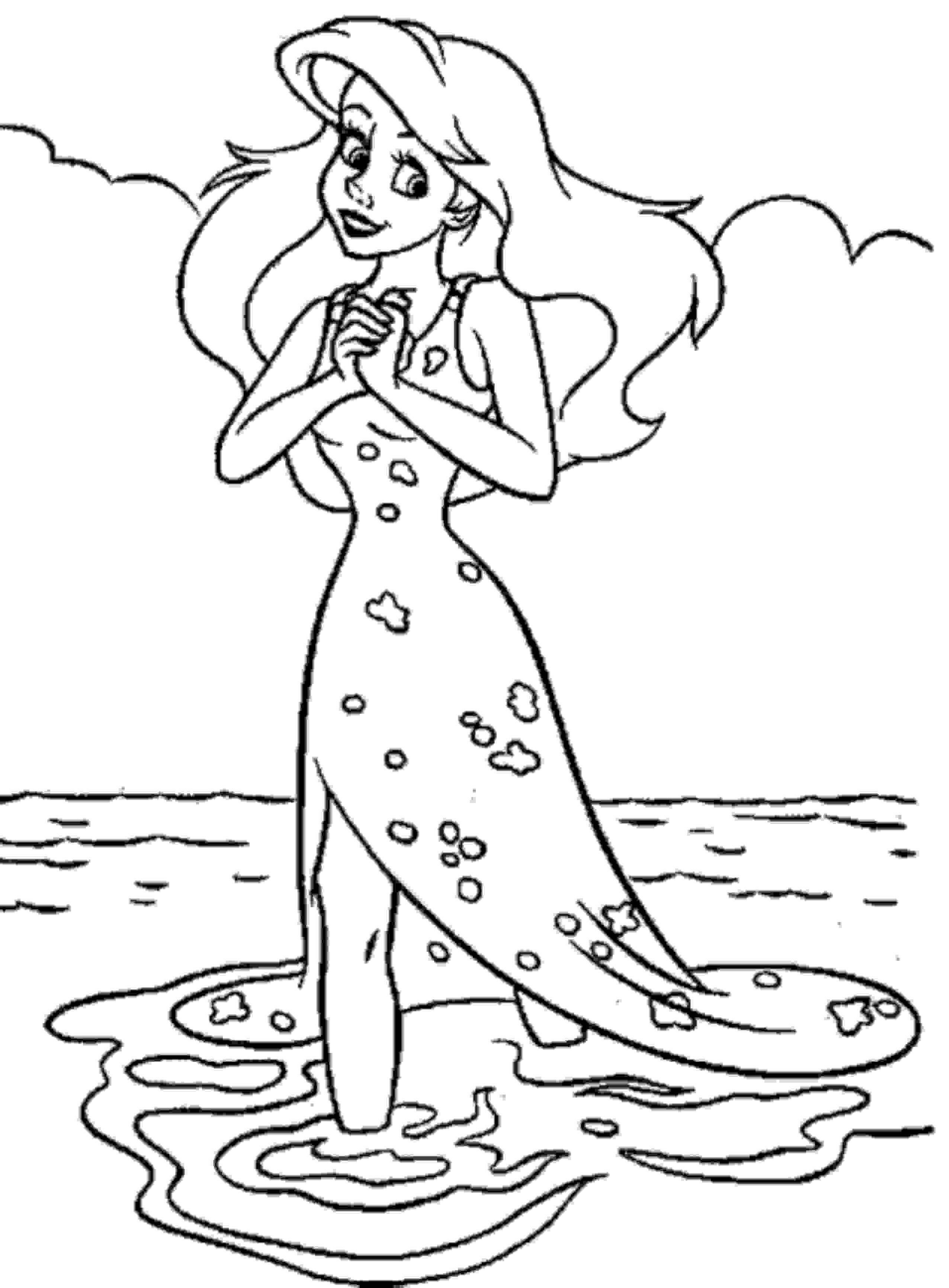 Coloring Pages Of Little Mermaid Coloring Ideas The Little Mermaid Coloring Pages Free To Print