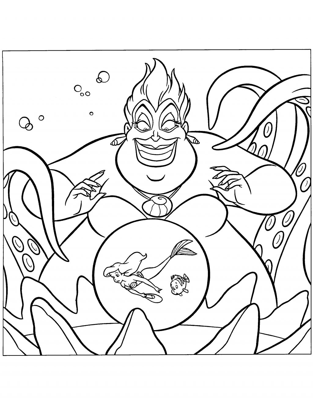 Coloring Pages Of Little Mermaid Coloring Page Incredible Ariel Mermaid Coloring Pages Image Ideas
