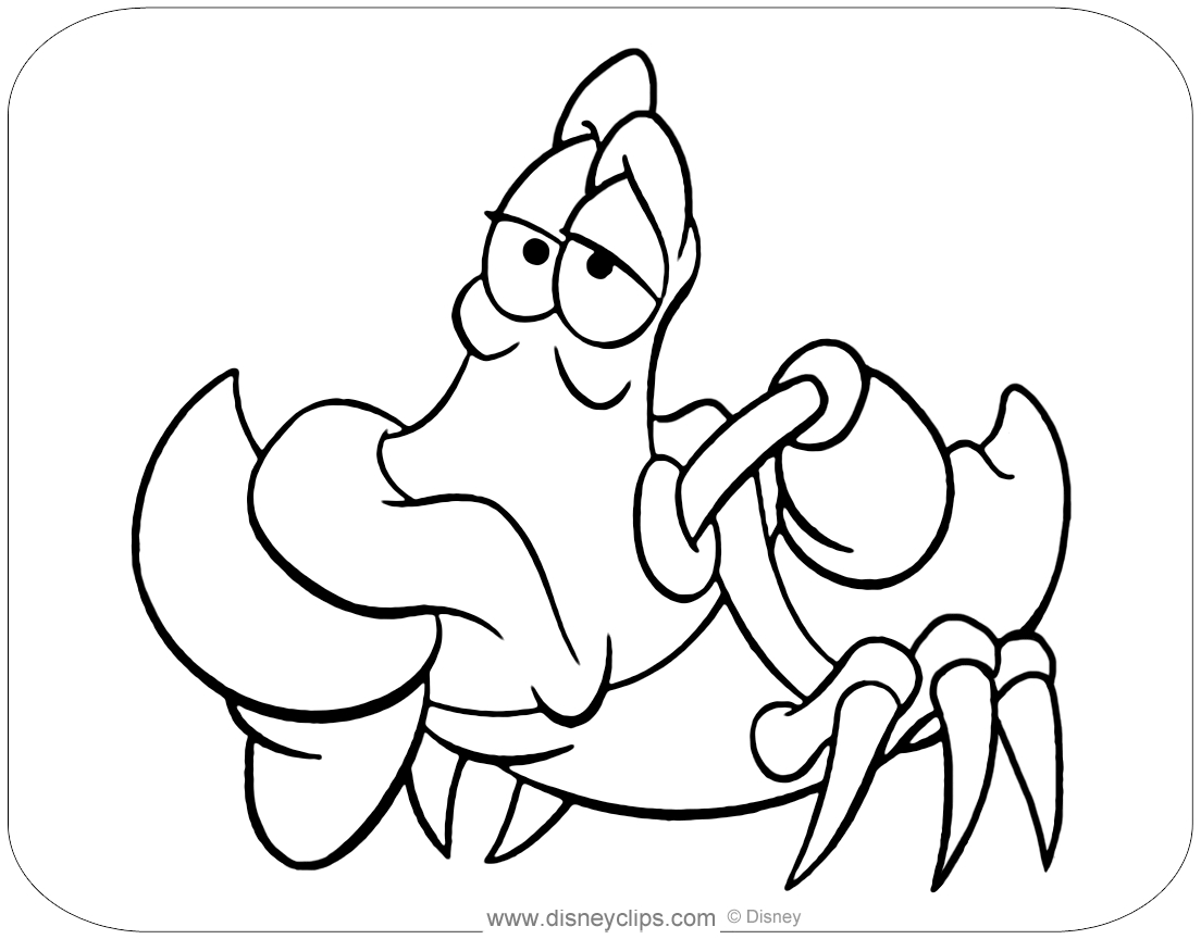 Coloring Pages Of Little Mermaid The Little Mermaid Coloring Pages Disneyclips