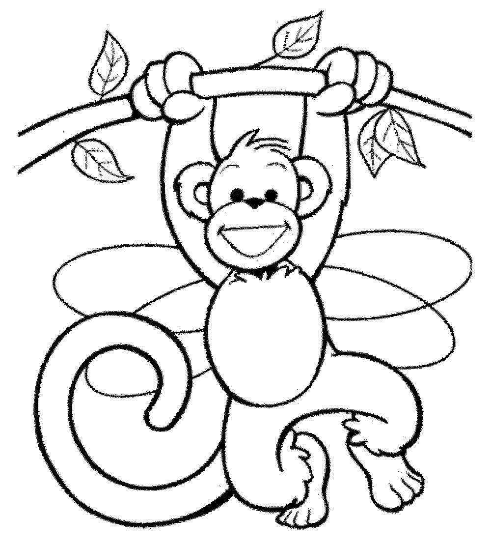 Coloring Pages Of Monkeys Coloring Monkey Head With Monkey Coloring Pages Best Apps For Kids