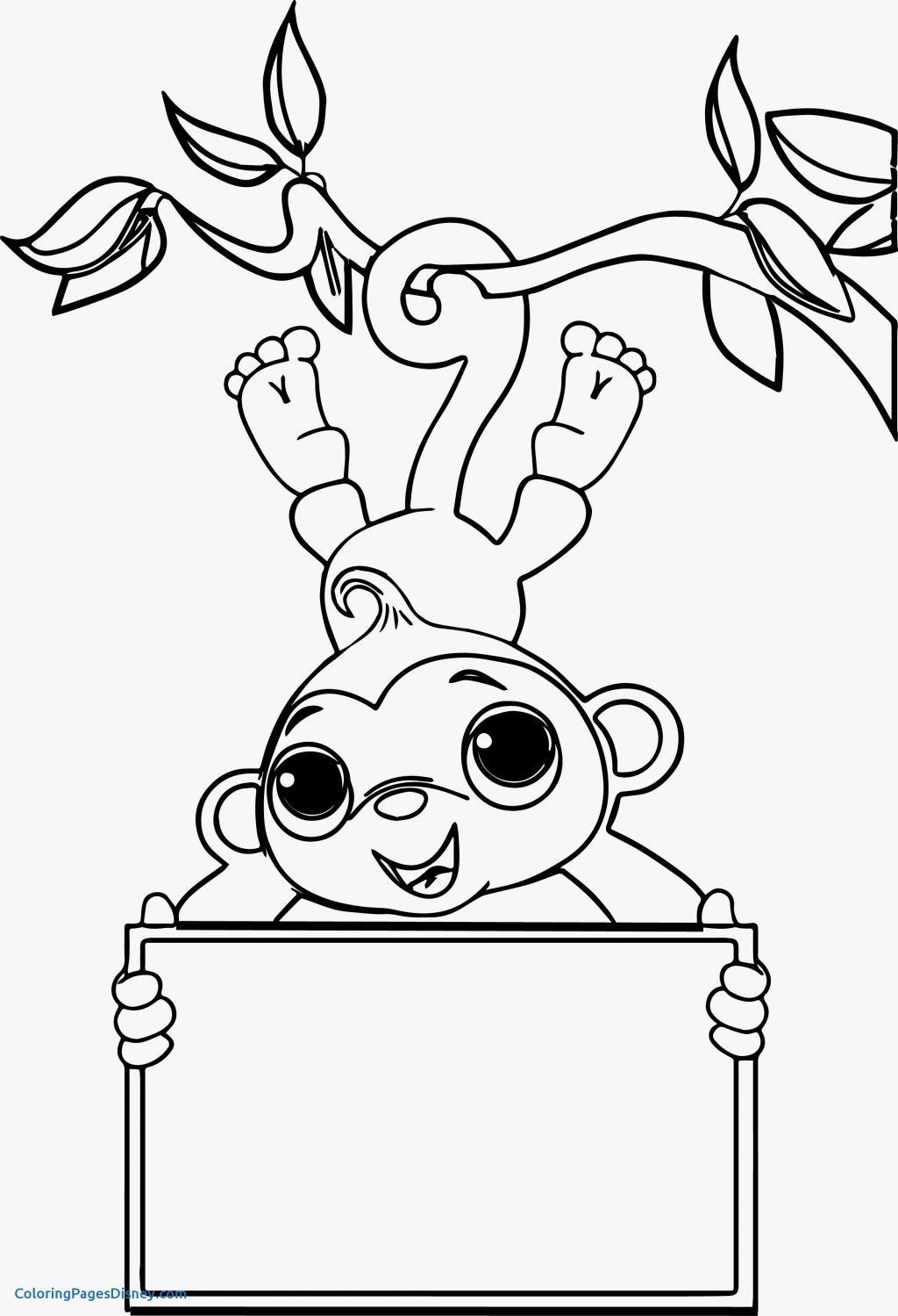 Coloring Pages Of Monkeys Coloring Page Sock Monkey Coloring Page Tingameday Com Best
