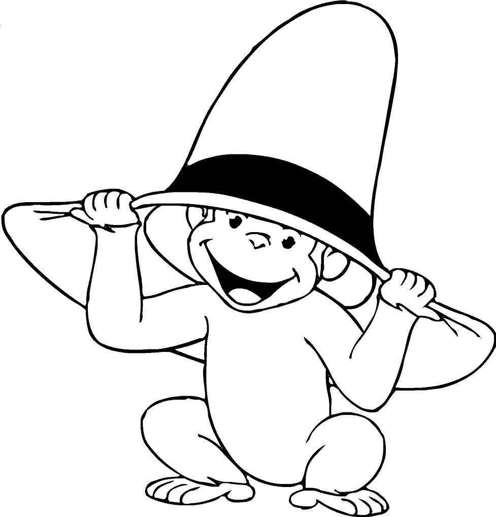 Coloring Pages Of Monkeys Curious George Monkey Coloring Pages Monkeys Colouring 1 2 Best