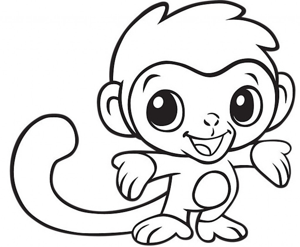 Coloring Pages Of Monkeys Monkey Coloring Pages Ba Monkeys Coloring Pages Parkspfe Birijus