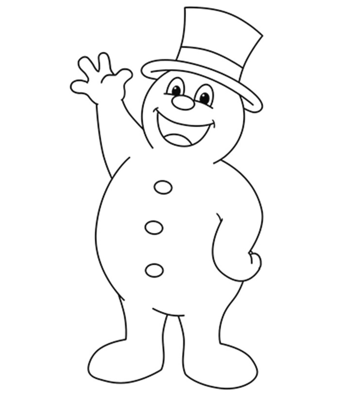 Coloring Pages Of Snowmen 10 Cute Frosty The Snowman Coloring Pages For Toddlers