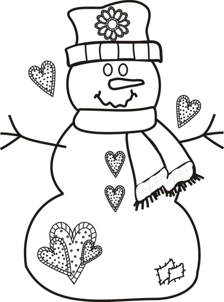 Coloring Pages Of Snowmen Coloring Ideas Snowman Coloring Pages Printable Free Christmas