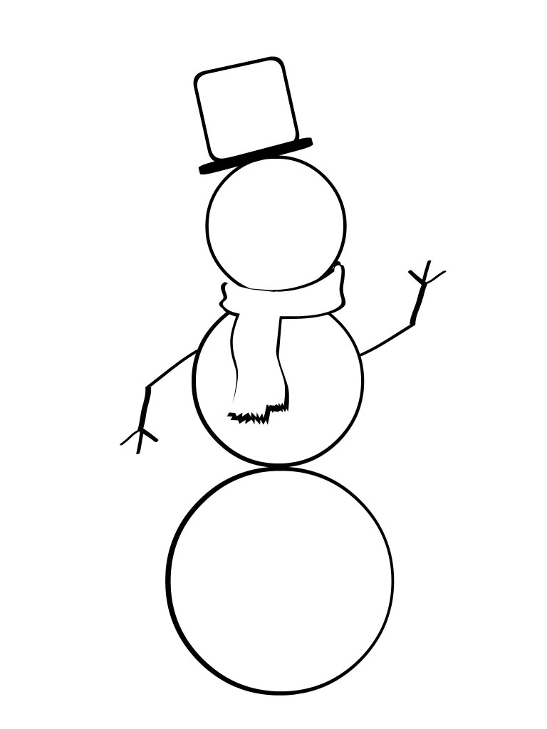 Coloring Pages Of Snowmen Snowman Coloring Pages Free Download Best Snowman Coloring Pages
