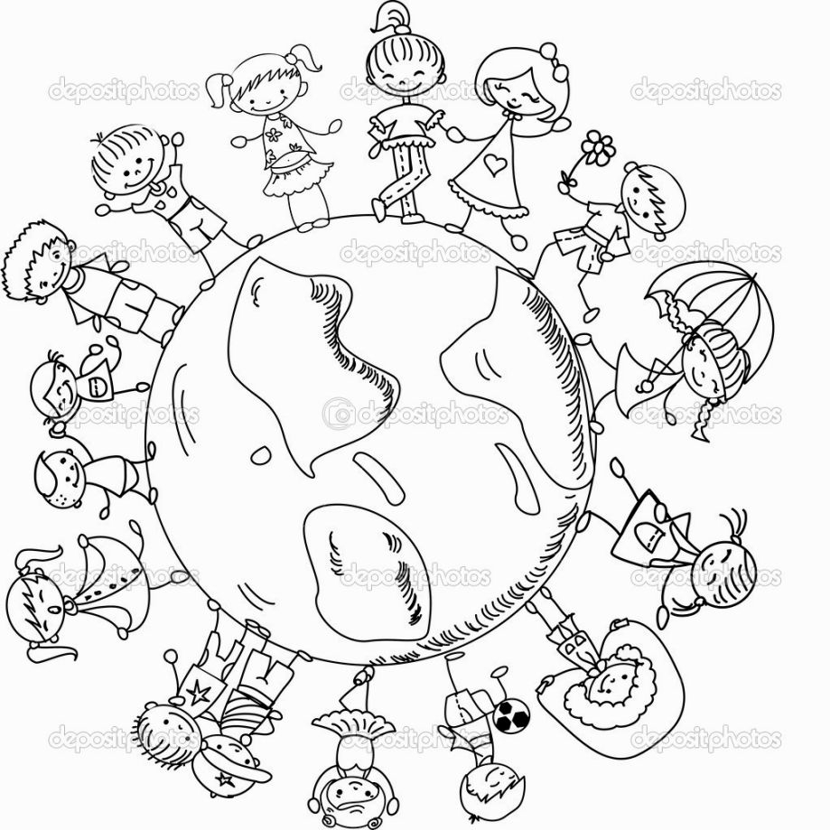 Coloring Pages Of The World Around The World Coloring Pages Coloring Pages