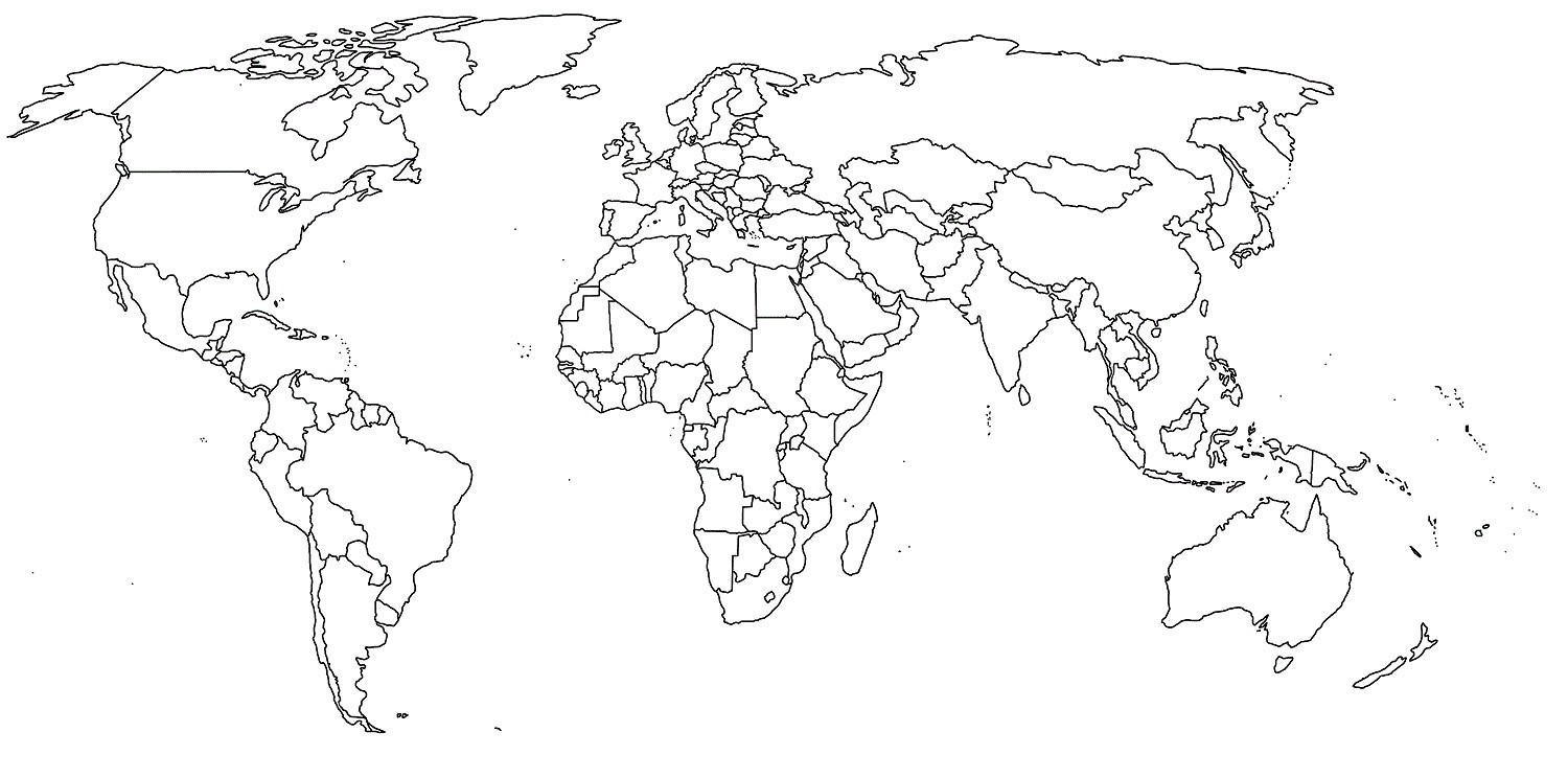 Coloring Pages Of The World World Map Coloring Pages For Page 1 World Wide Maps