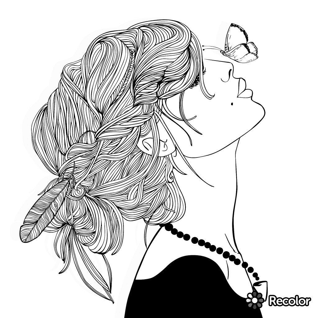 Coloring Pages On Pinterest Coloring Page Coloring Page Adult Fantasy New Pin Trish Strong