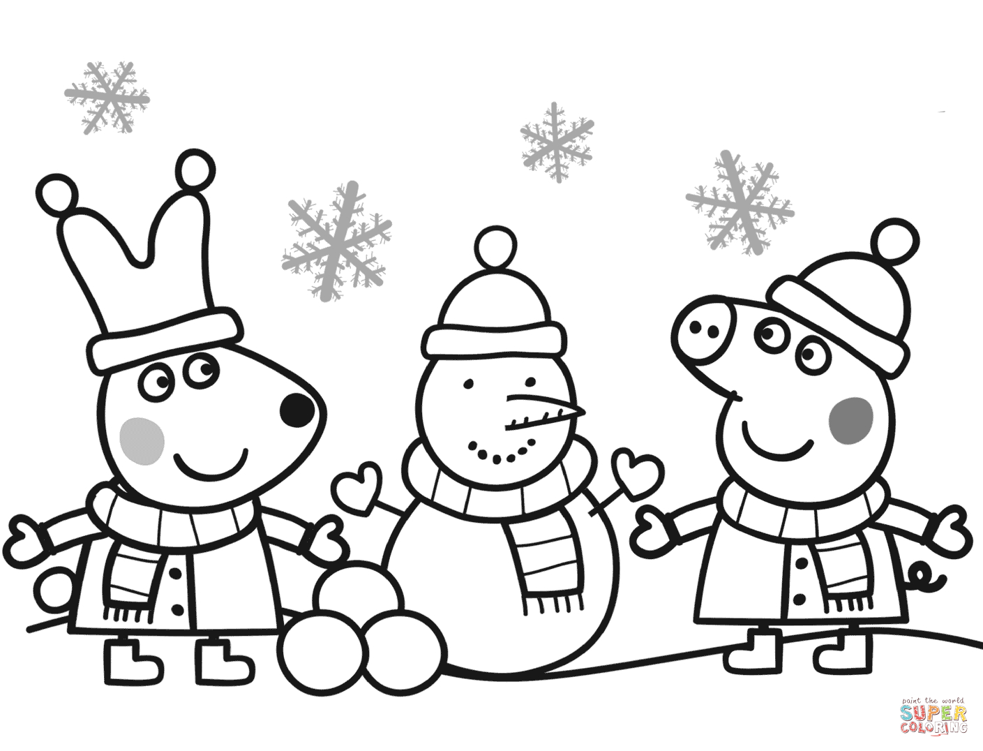 Coloring Pages Online To Print Peppa Pig Coloring Pdf Pages Online Colouring Sheet Free Printable