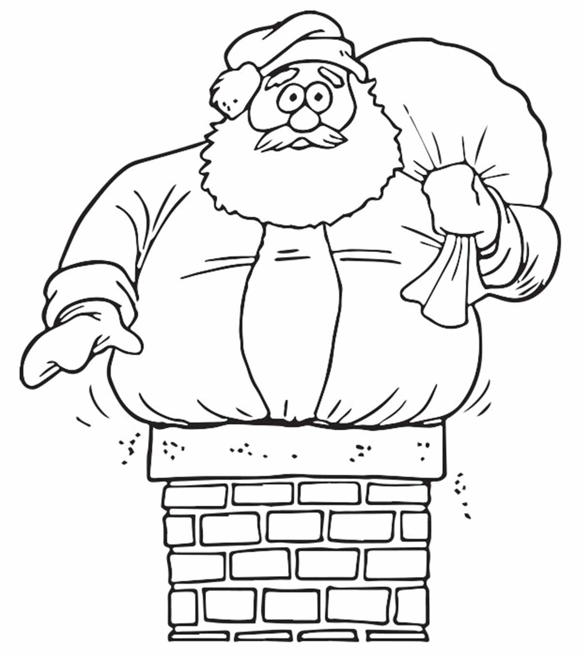 Coloring Pages Santa 30 Cute Santa Claus Coloring Pages For Your Little Ones