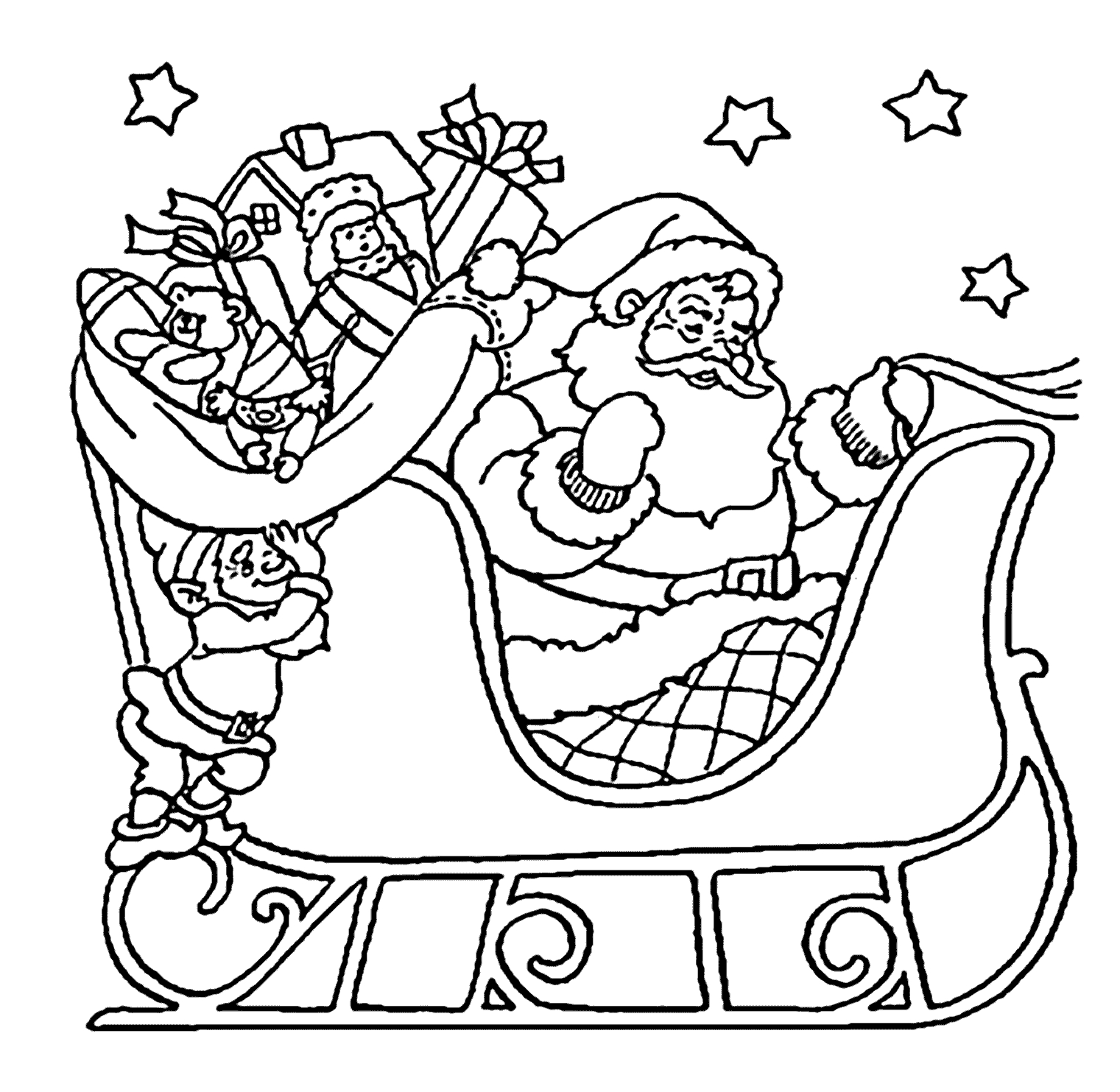 Coloring Pages Santa Santa Coloring Pages Best Coloring Pages For Kids