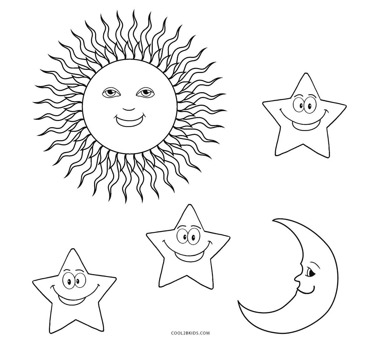 Coloring Pages Sun Coloring Ideas Sun Moon And Stars Coloring Page Ideas Pages