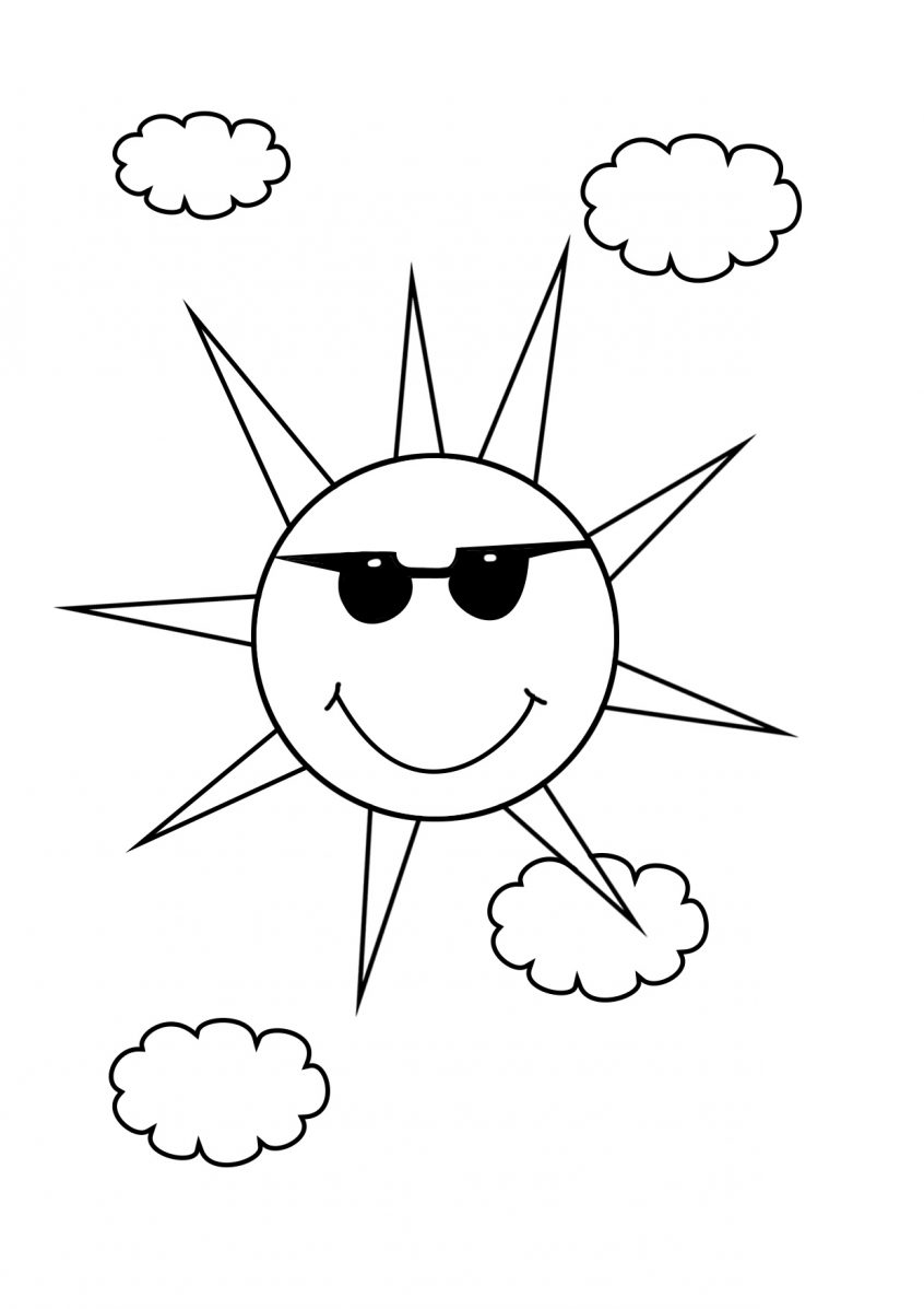 Coloring Pages Sun Coloring Summer Coloring Pages To Print Sun Color Page L Pictures