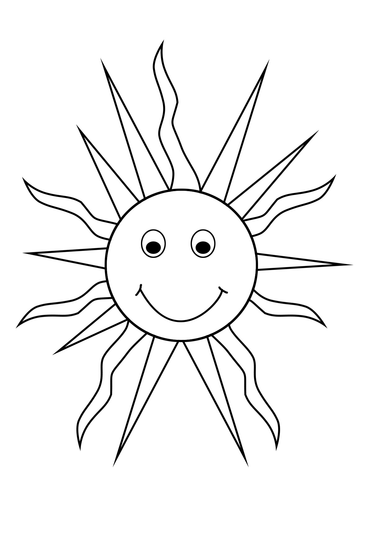 Coloring Pages Sun Summer Coloring Pages To Print