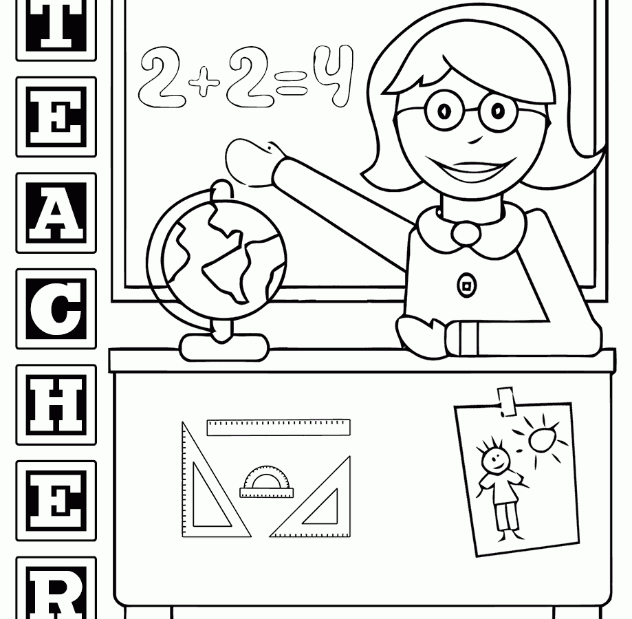 Coloring Pages Teacher Coloring Teachersring Pages Teacheruring For Day S 919x900 Free