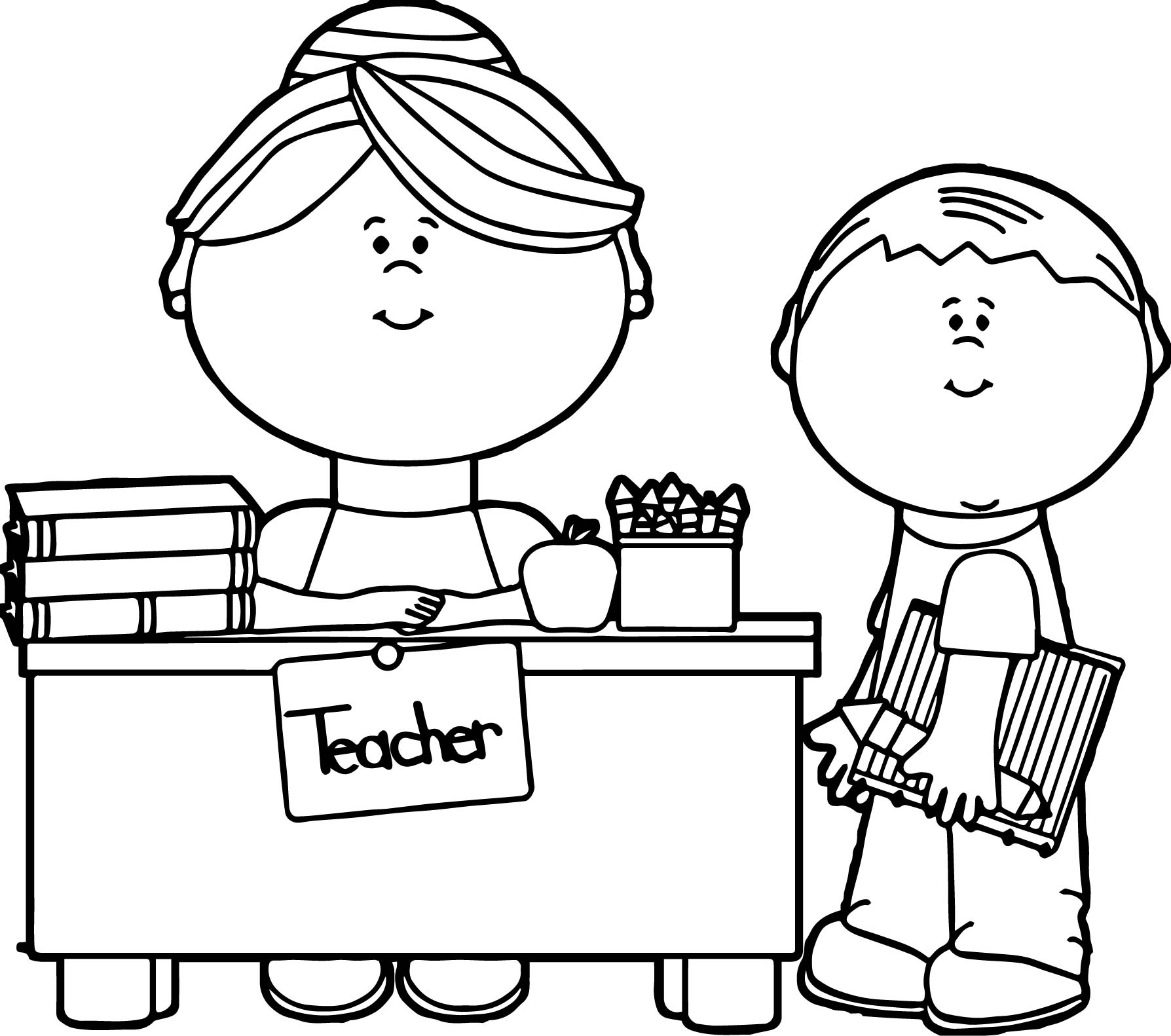 Coloring Pages Teacher Teacher Coloring Pages Best Coloring Pages For Kids