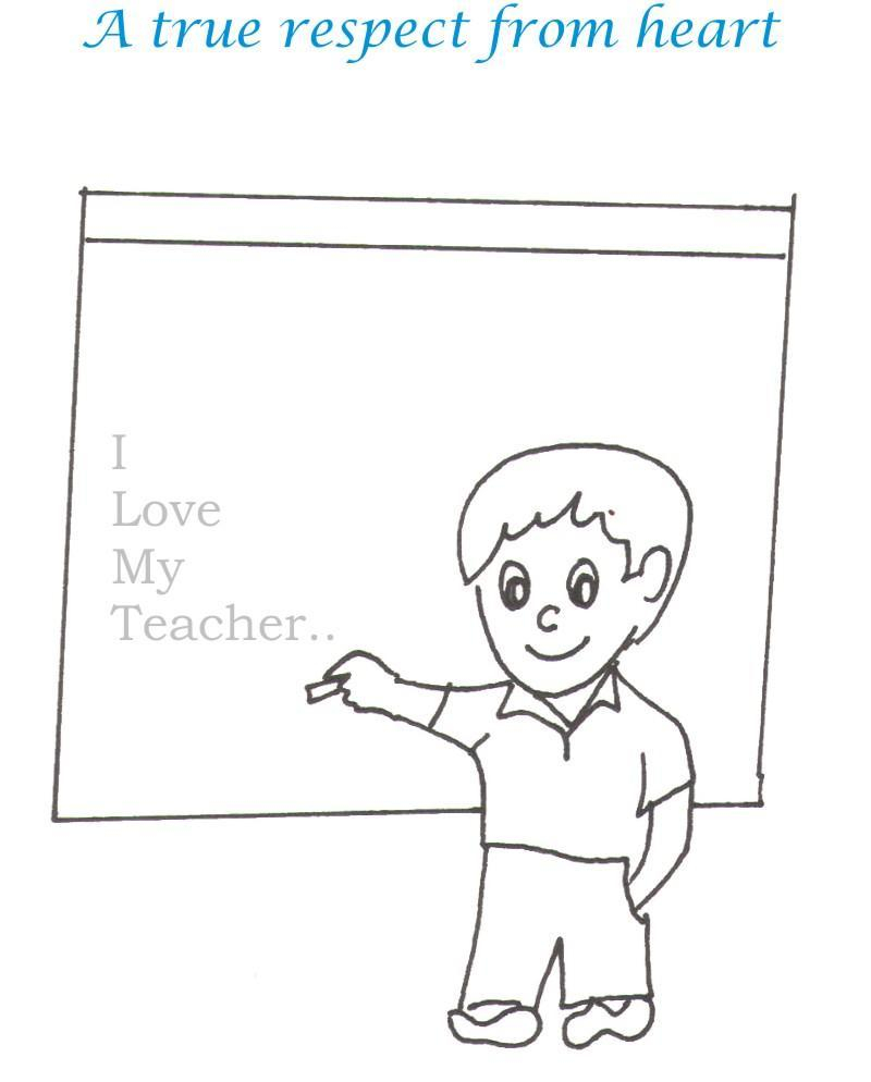 Coloring Pages Teacher Teacher Printable Coloring Page For Kids 2