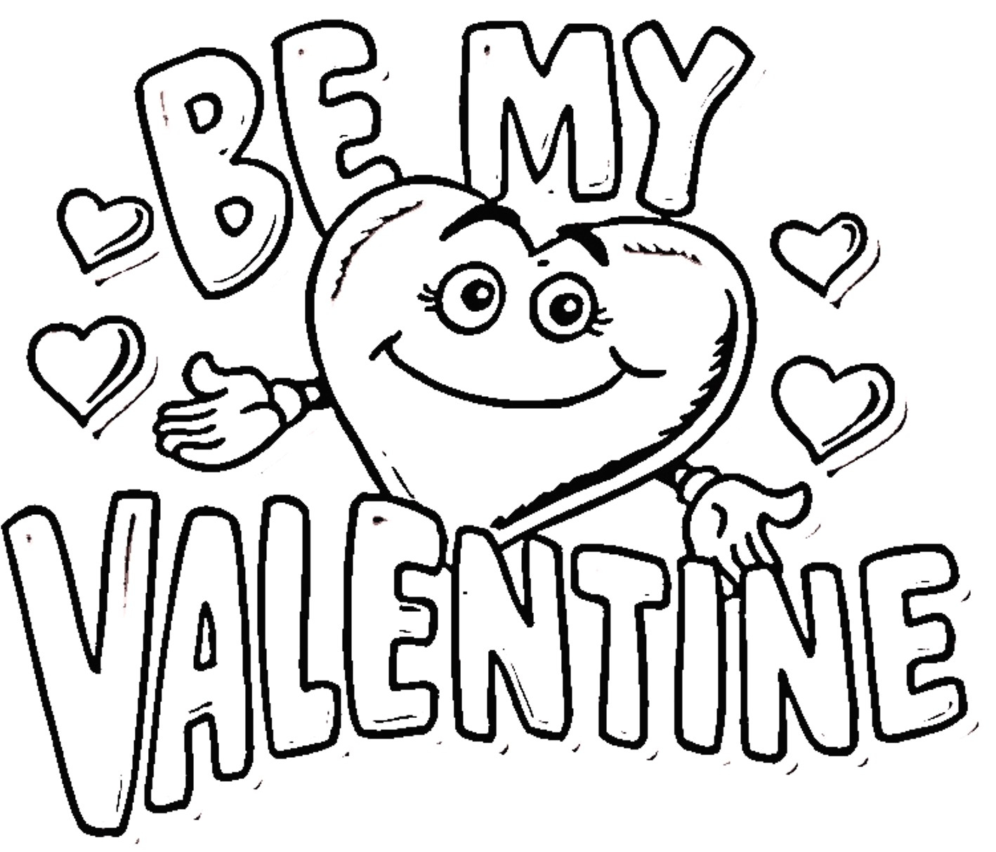 Coloring Pages Valentine Valentines Day Coloring Pages For Kids Beeaweso