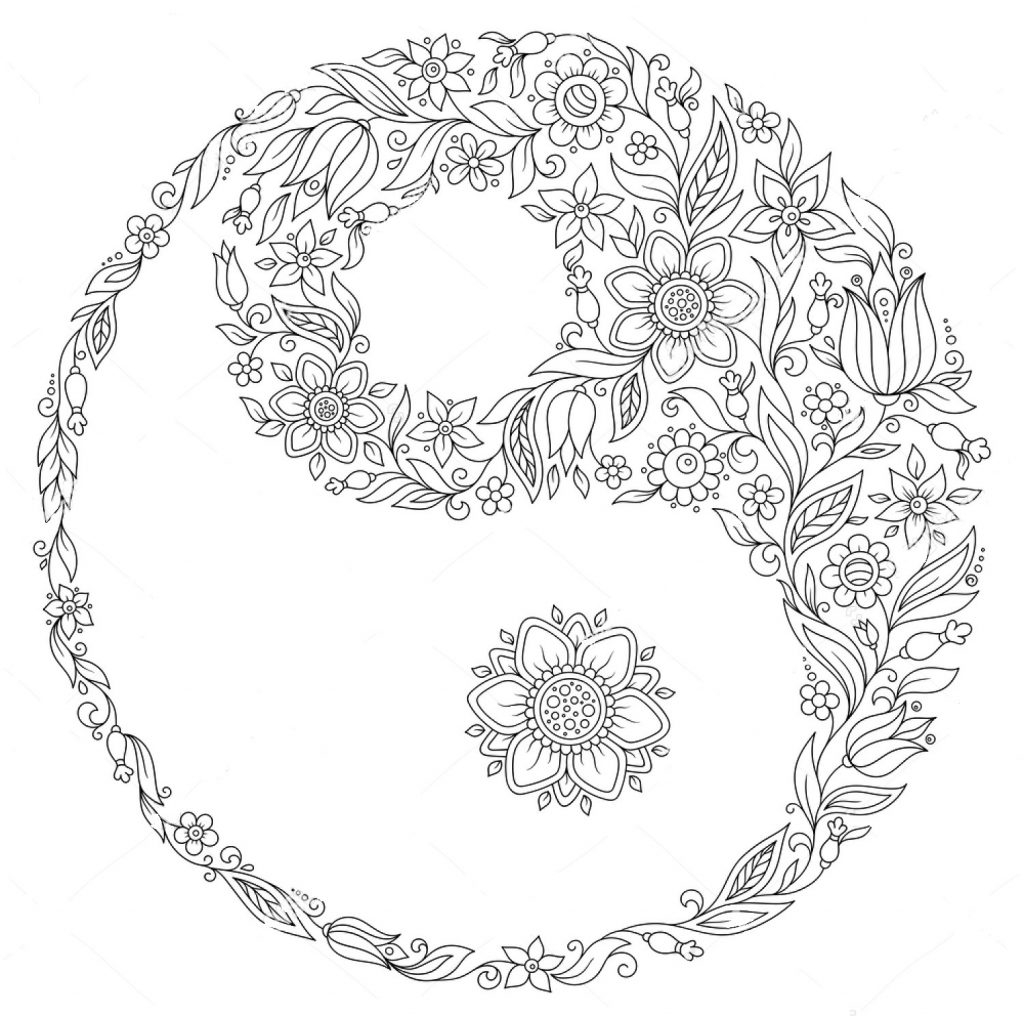 Coloring Pages Zen Coloring Pages Nifty Zen Mandala Coloring Pages New Yin Yang Free