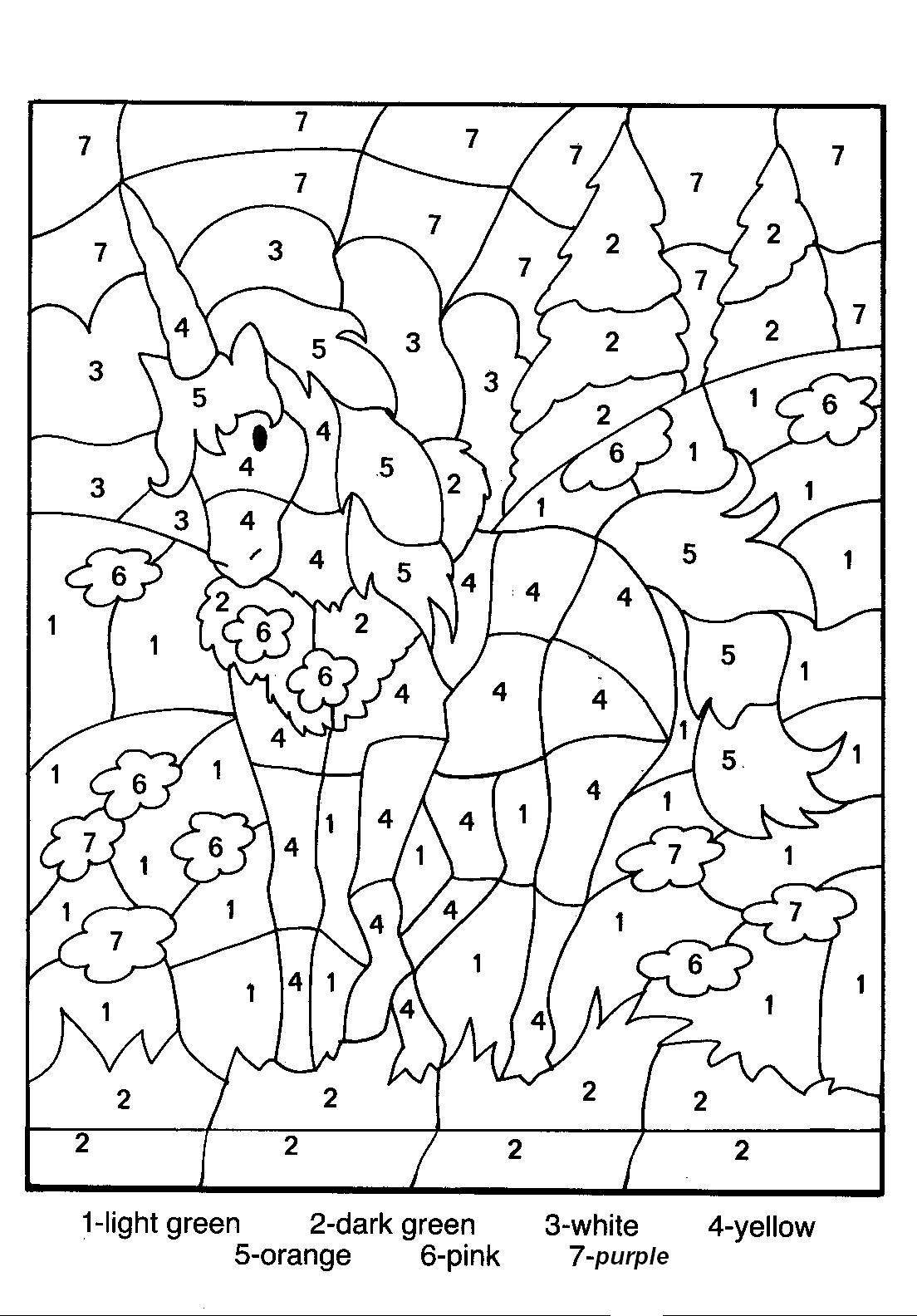 Colors Coloring Pages Free Printable Color Number Coloring Pages Best Coloring Pages