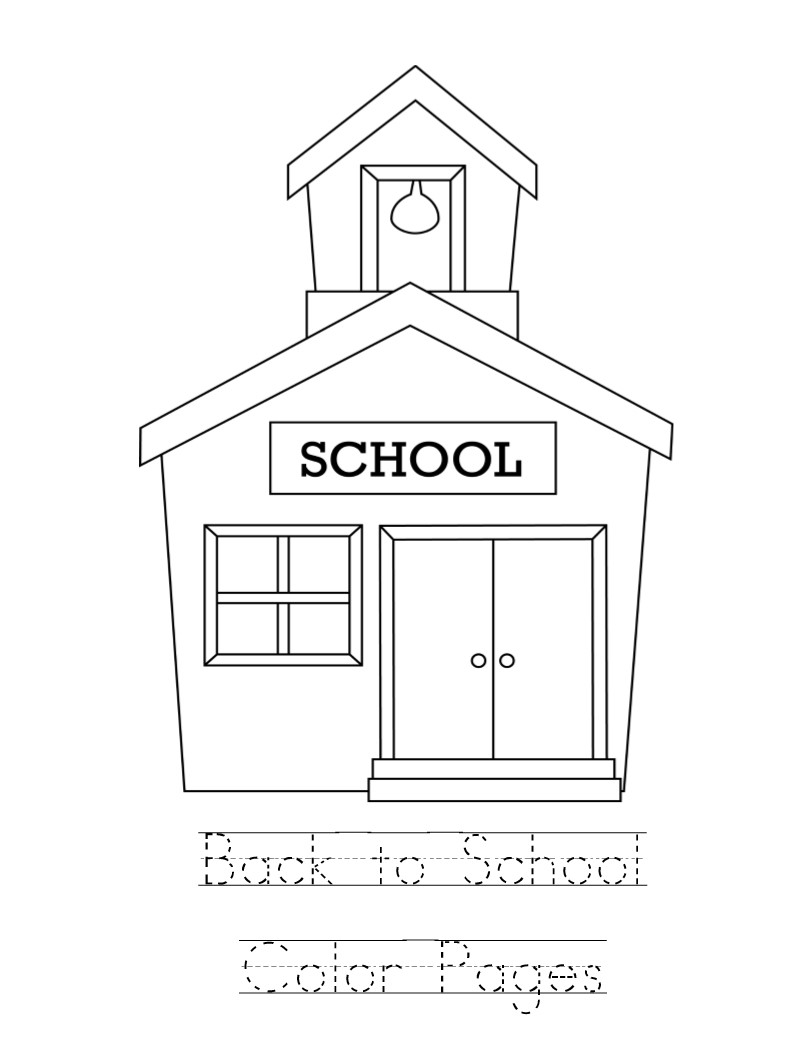 Colors Coloring Pages Kid Color Pages Back To School