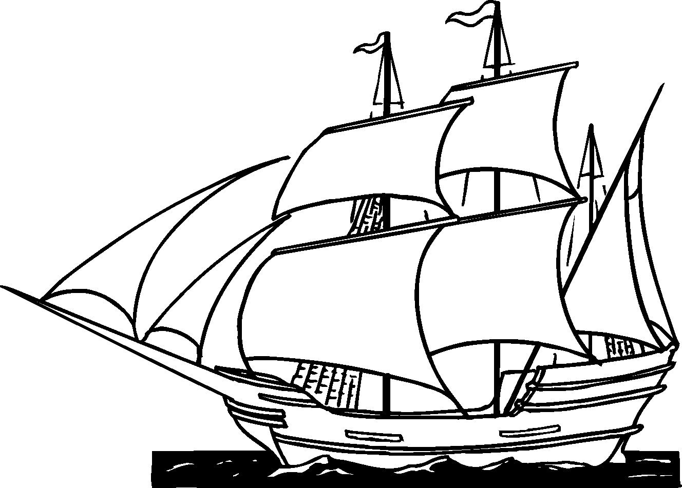 Columbus Ships Coloring Pages Columbus Ships Coloring Pages Colouring