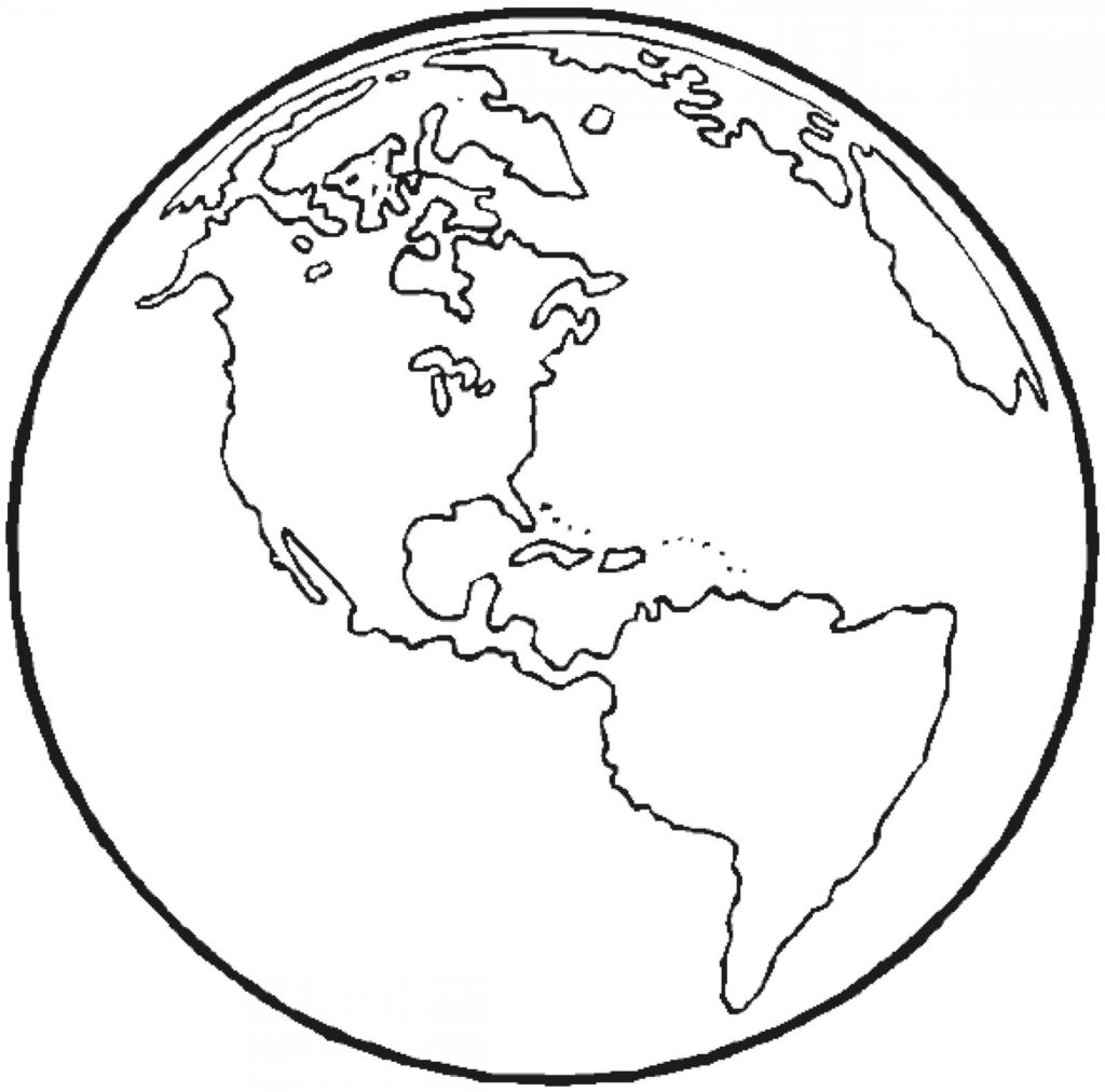 Countries Coloring Pages Coloring Earth Coloring Sheet The Page Sun And Moon Planet Pages
