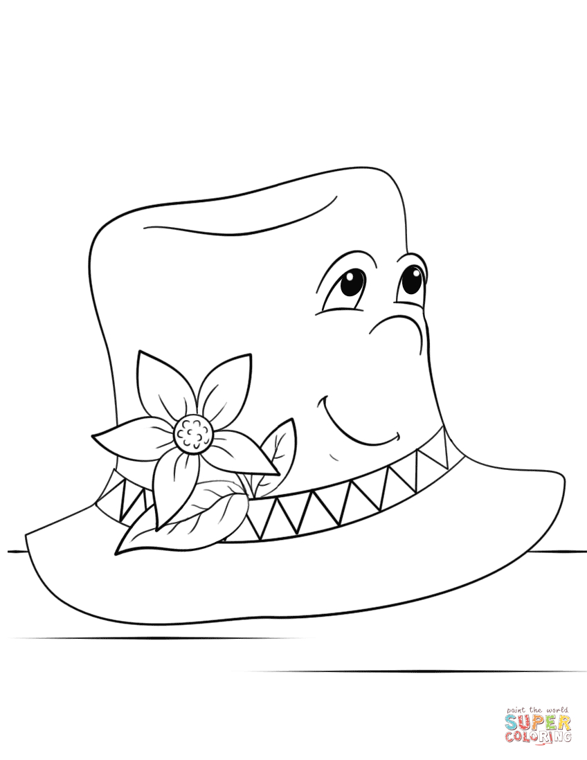 Cowboy Hat Coloring Pages Cowboy Hat Coloring Page Free Printable Coloring Pages