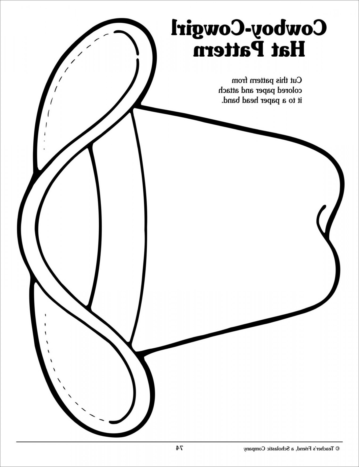 Cowboy Hat Coloring Pages Exclusive Cowboy Hat Printable Coloring Pages Digibless