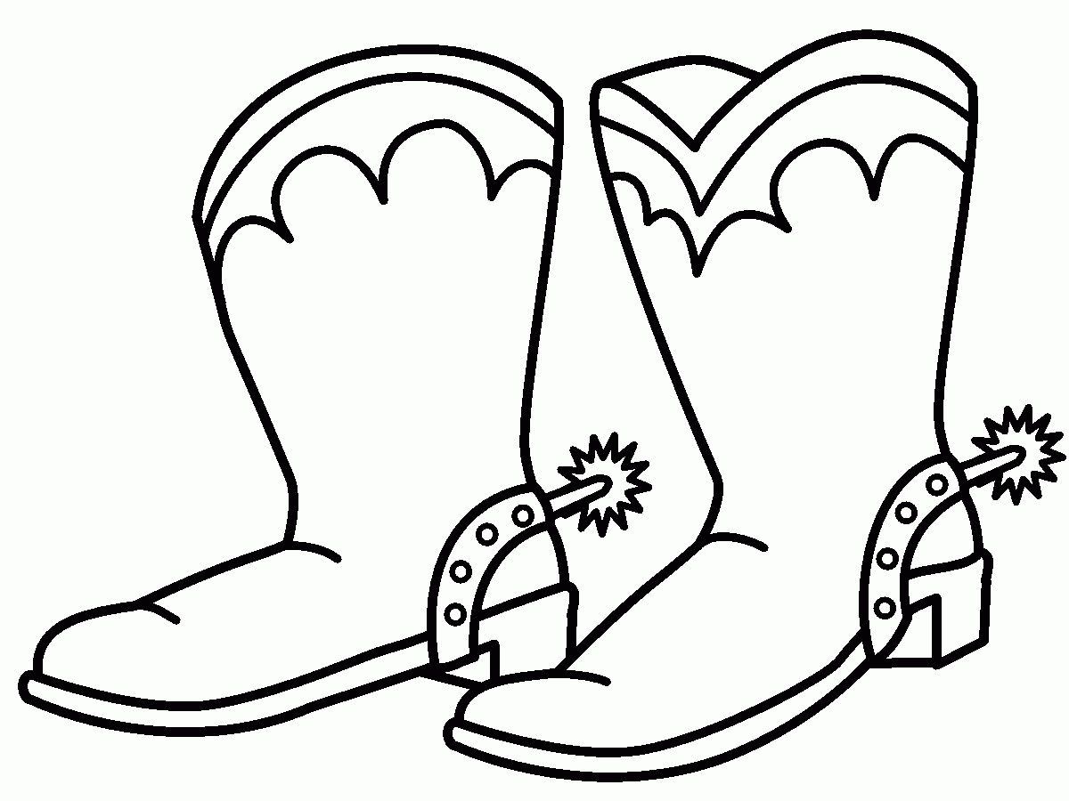 Cowboy Hat Coloring Pages Printable Coloring Pages Cowboys Coloring Home