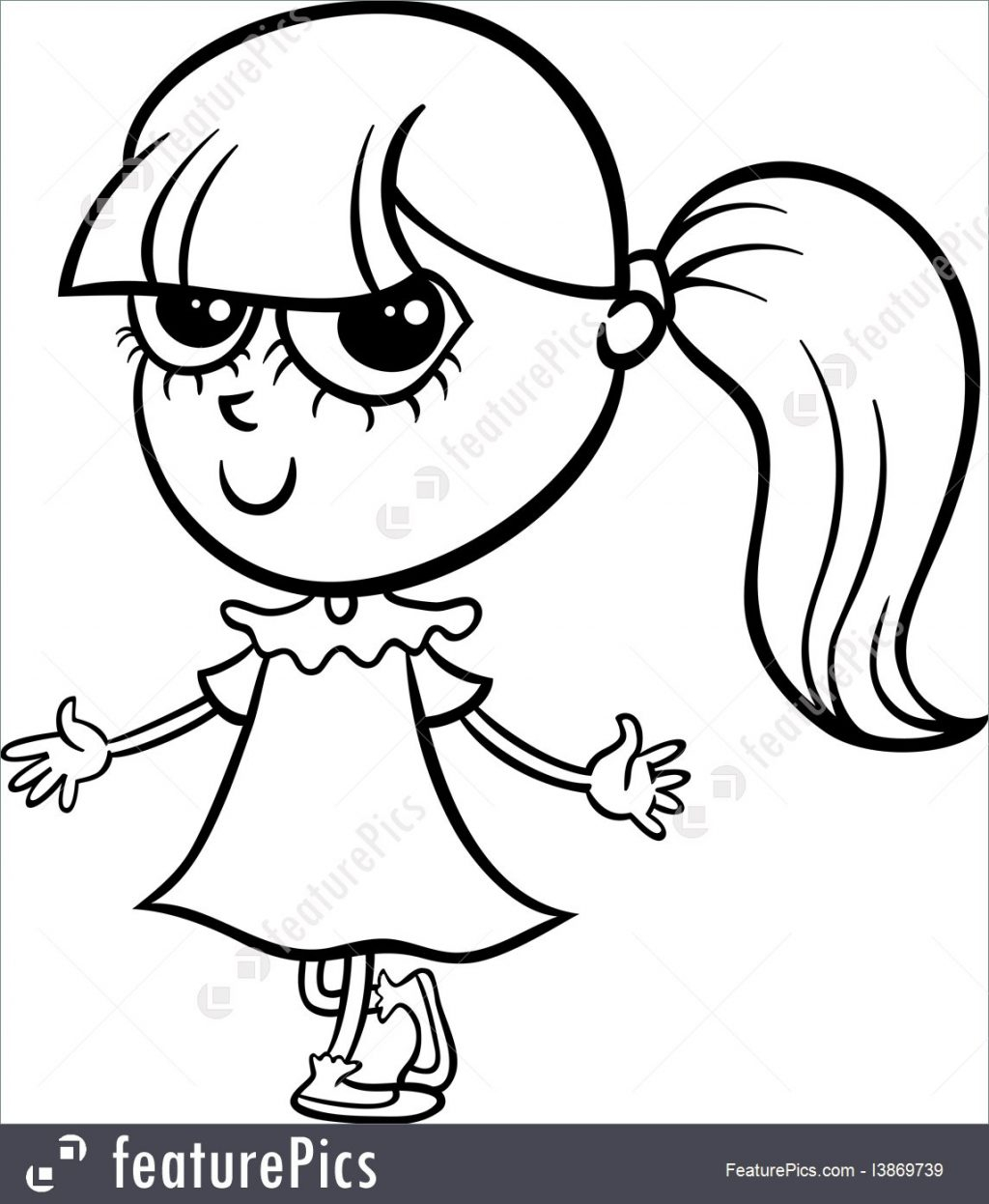 Cute Girl Coloring Pages Coloring Books Cute Girl Coloring Pages Cartoon Page Outline Of