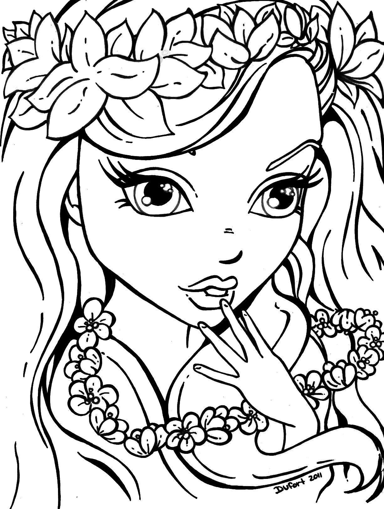 Cute Girl Coloring Pages Special Coloring Pages For Girls Cute Girl Coloring Pages Everyone