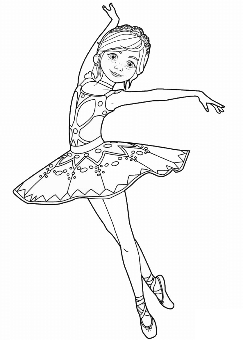 Dancing Coloring Page Top 10 Gorgeous Ballet Dancers Coloring Pages For Girls Coloring
